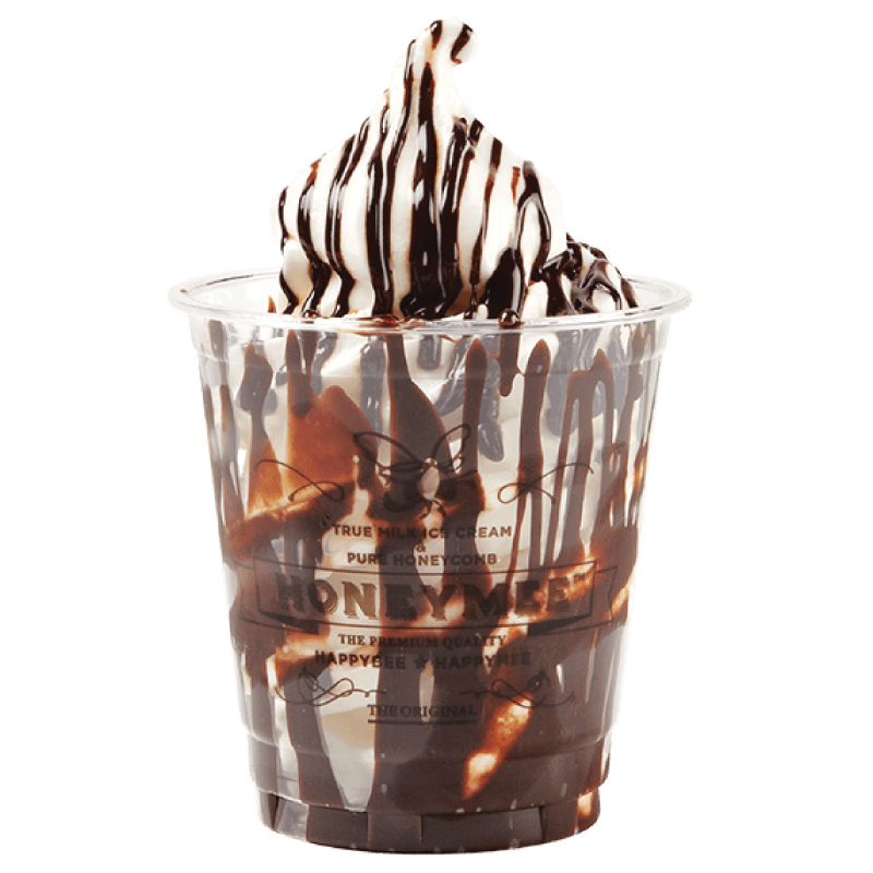 Dear Chocolate — True Milk Ice Cream with chocolate syrup and sea salt